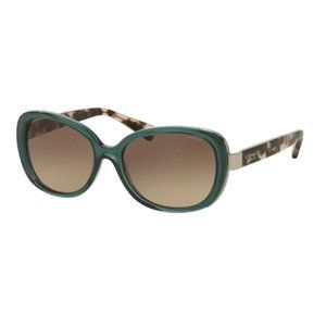 COACH Teal/Brown Tortoise Sunglasses